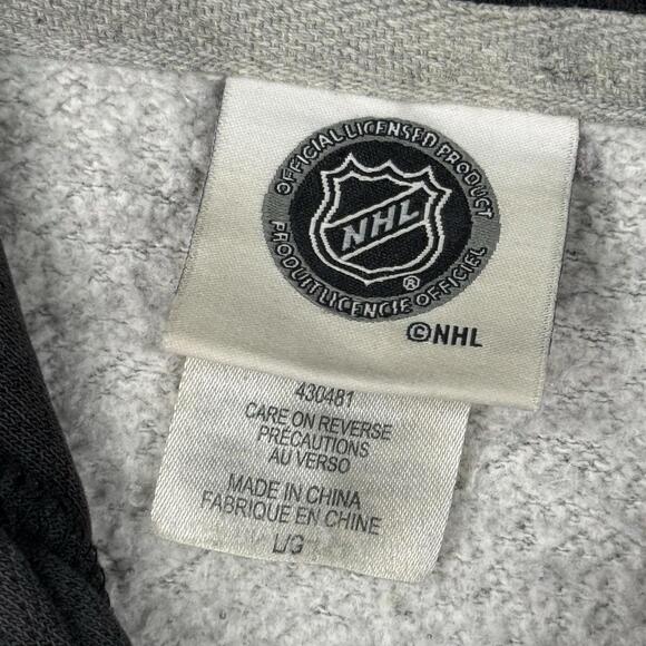 Montreal Canadiens NHL Hoodie Gray Logo Pullover Hockey Fan Men Size L Athletic - Picture 4 of 9